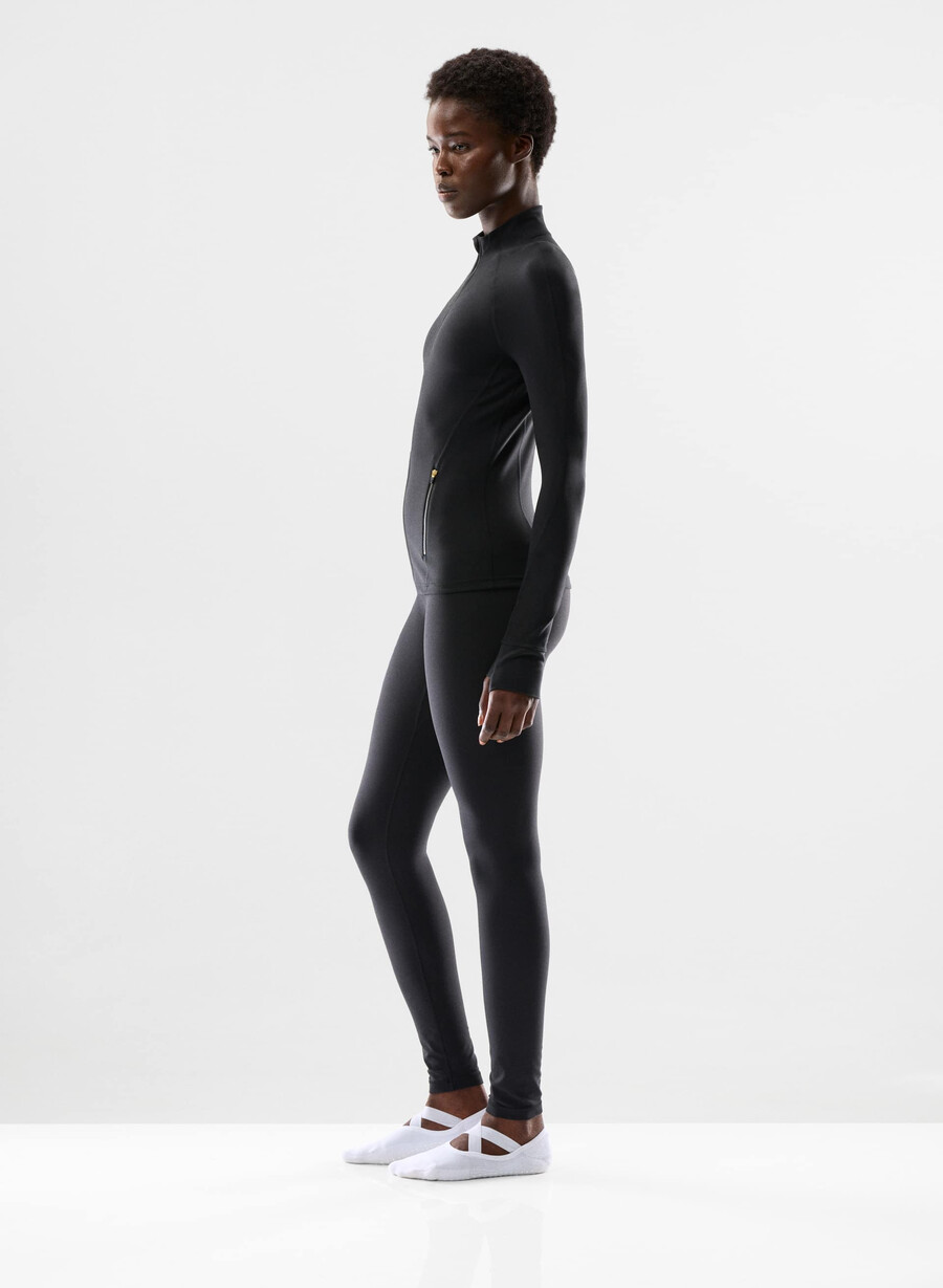 butter distance zip-up schwarz
