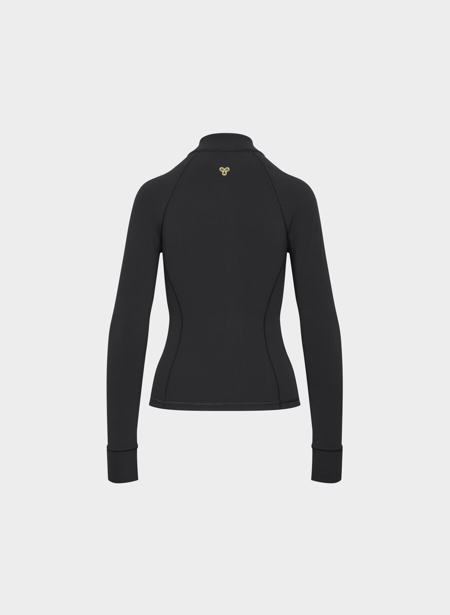butter distance zip-up schwarz