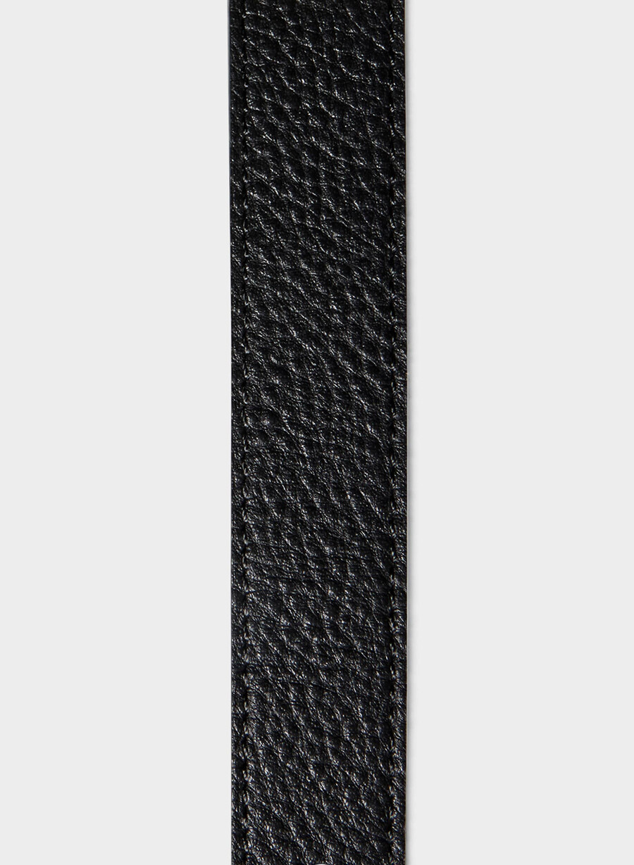 legendärer gürtel aus massivem messing und leder schwarzgold