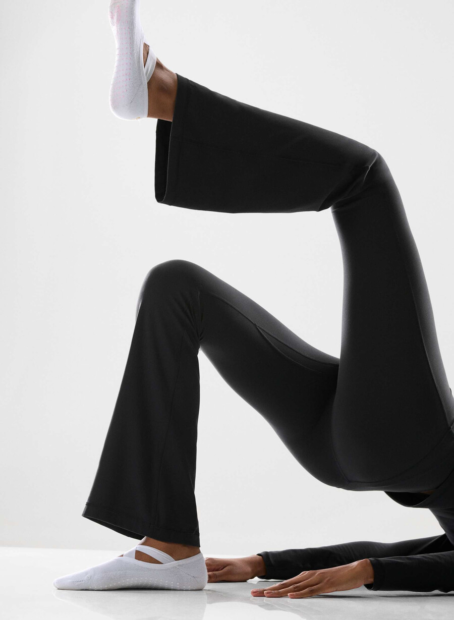 butter cheeky hi-rise flare leggings 30 dunkeloliv