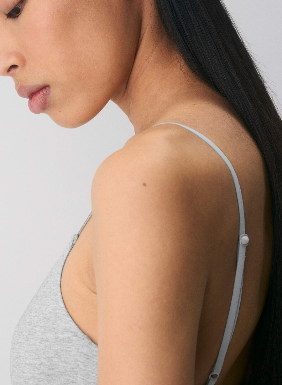 lässiges contour summon maxi cami kleid heather chrome