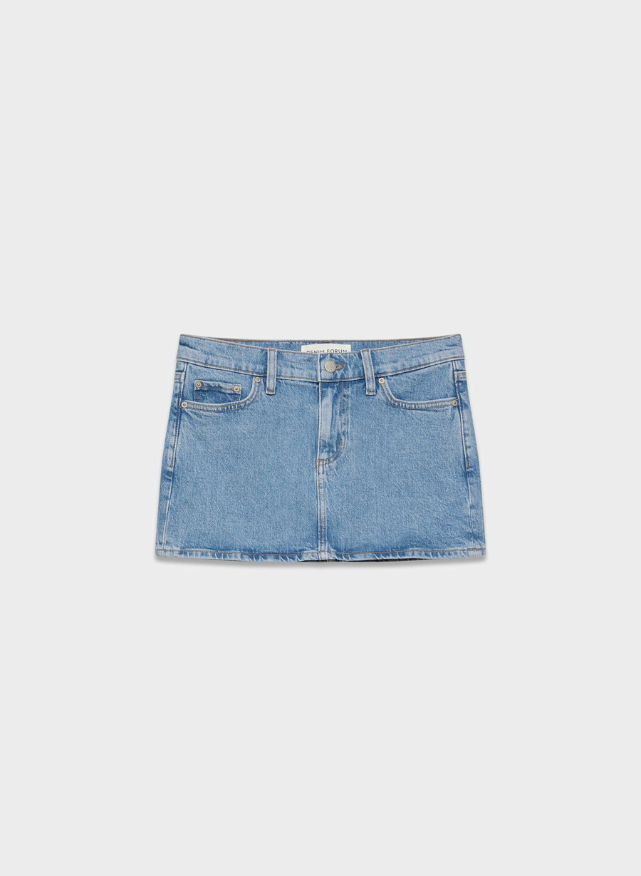 denim forum alba micro denimrock stressfreies hellblau