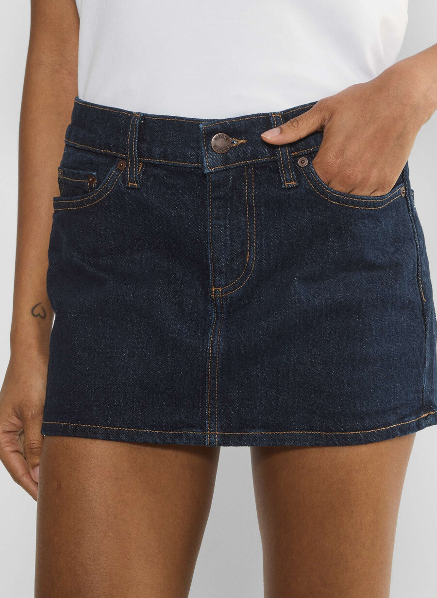 denim forum alba micro denimrock stressfrei dunkelblau