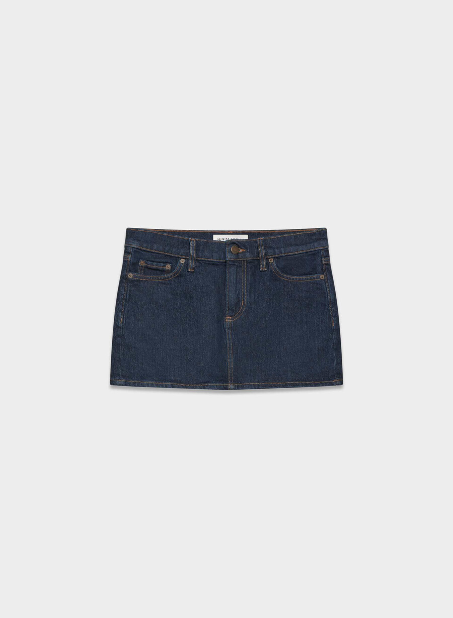 denim forum alba micro denimrock stressfrei dunkelblau