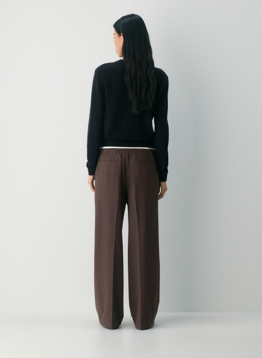 equity pant schwarzweiss