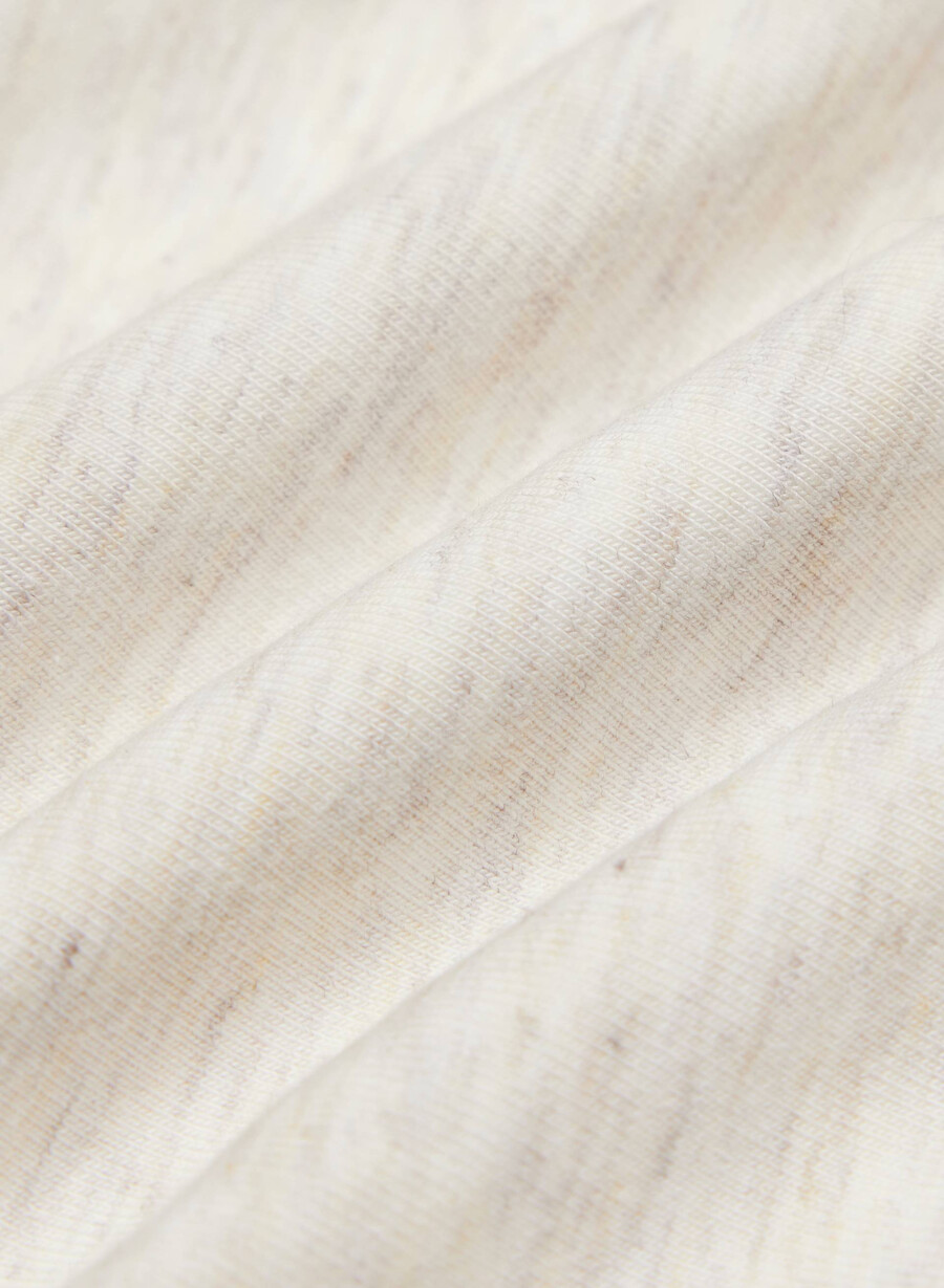 lässiges contour flourish top heather light oatmea
