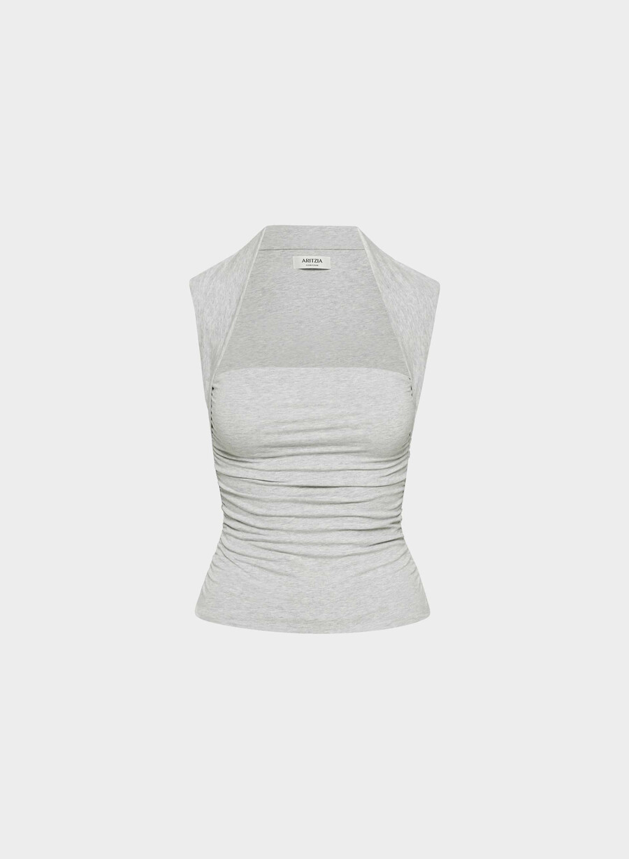 lässiges contour flourish top heather chrome