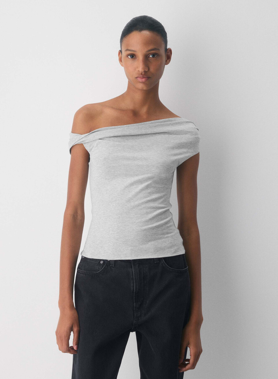 lässiges contour ravish top heather chrome