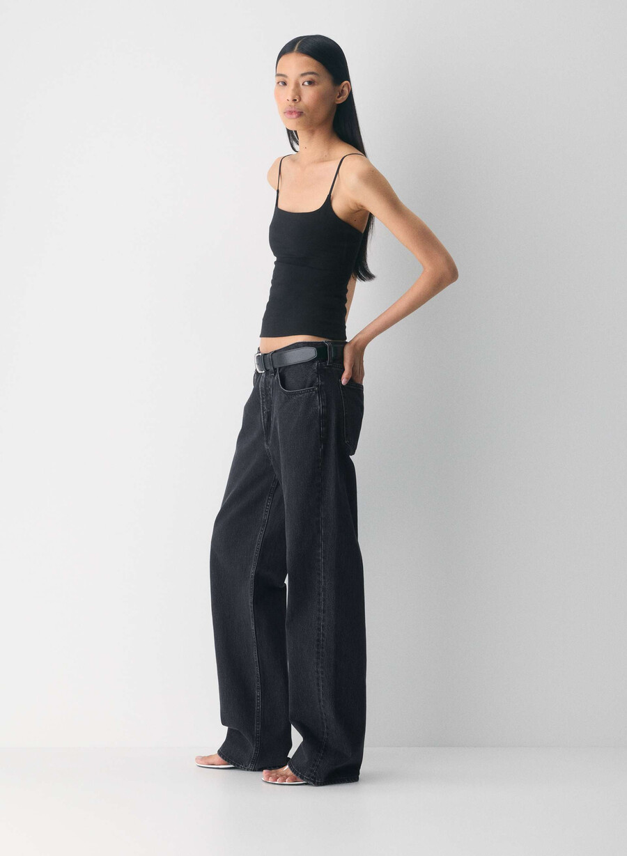 lässiges contour presence cami tanktop schwarz