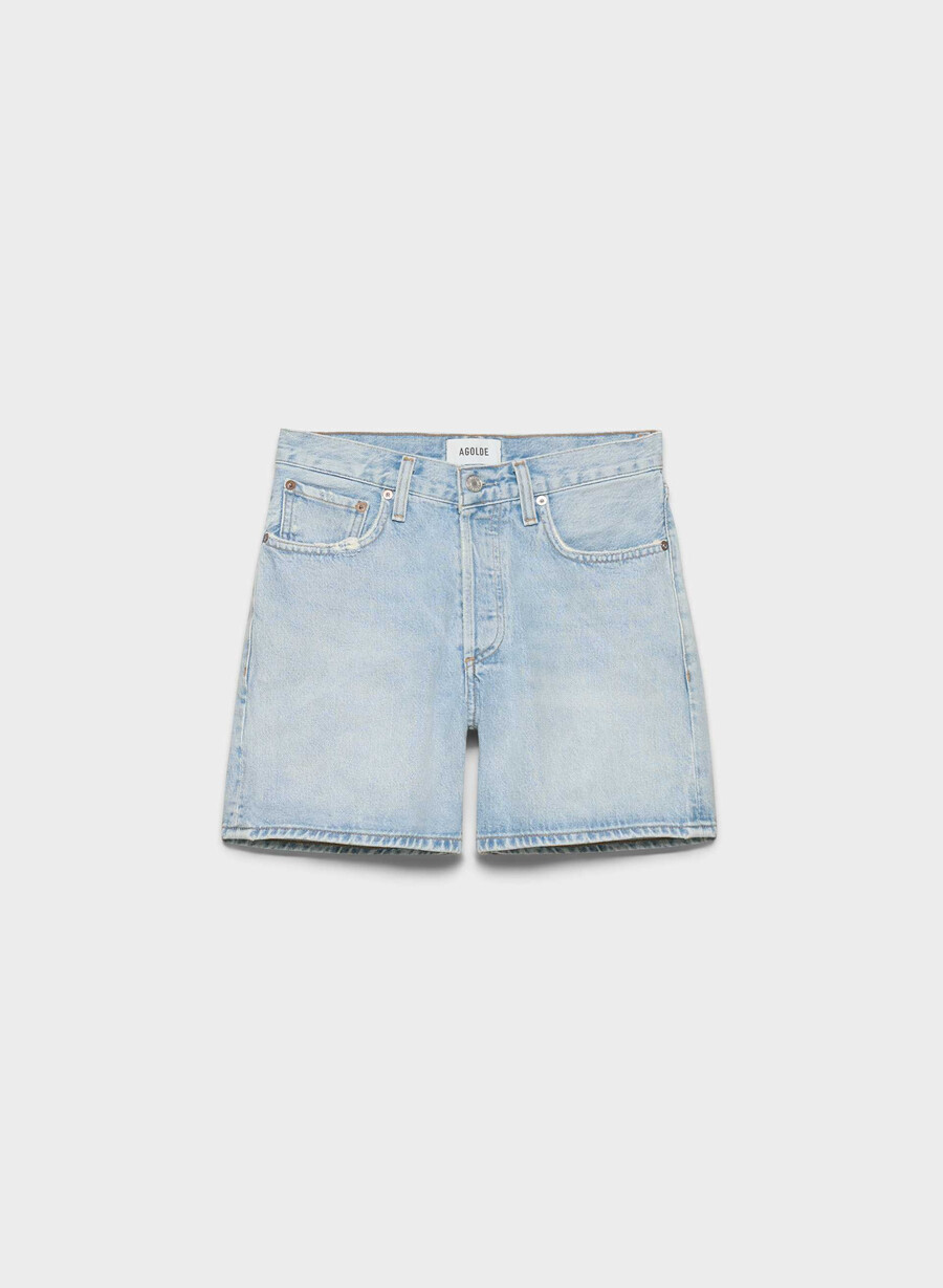 agolde v-waist short backbeat