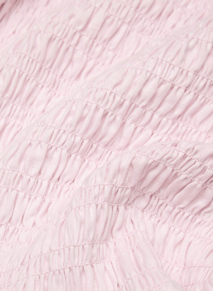 corinne leinenkleid villa pink