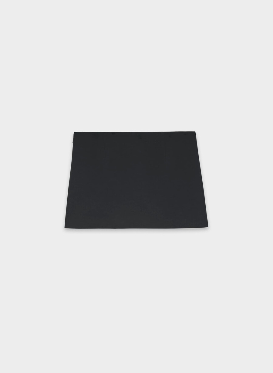daphne skort – crepette schwarz