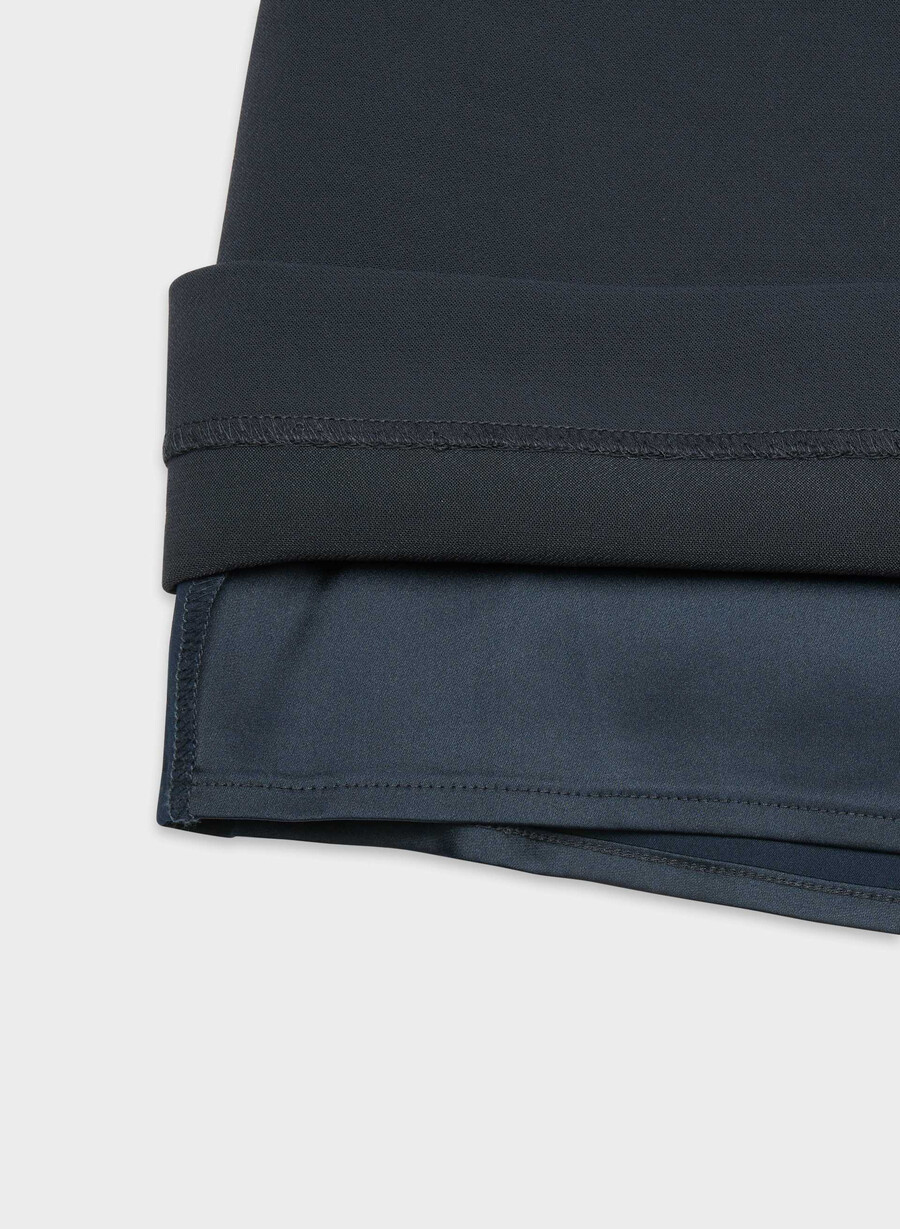 daphne skort – crepette dark night navy