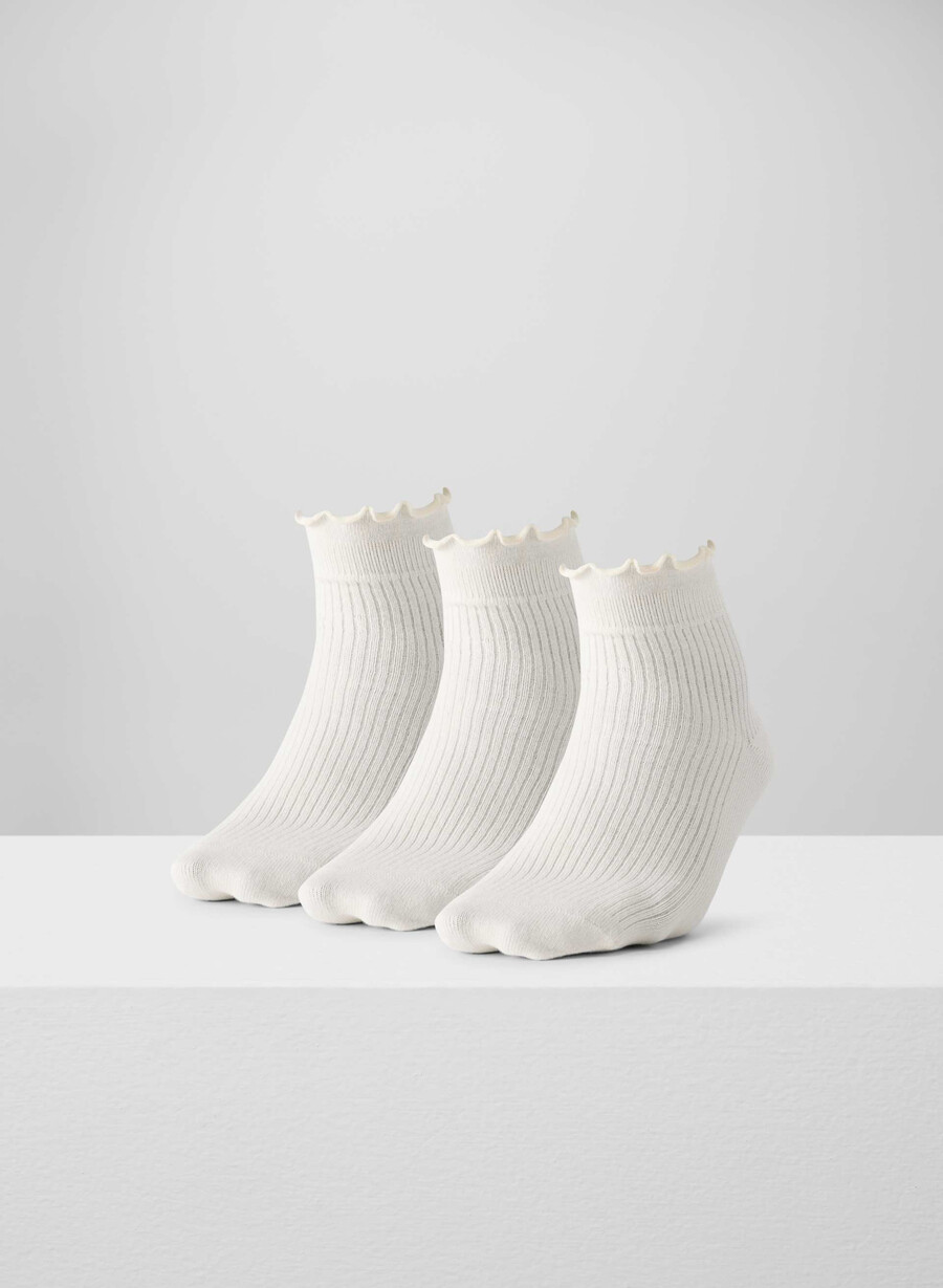 sugarplum knöchelsocken 3er-pack hellbirke