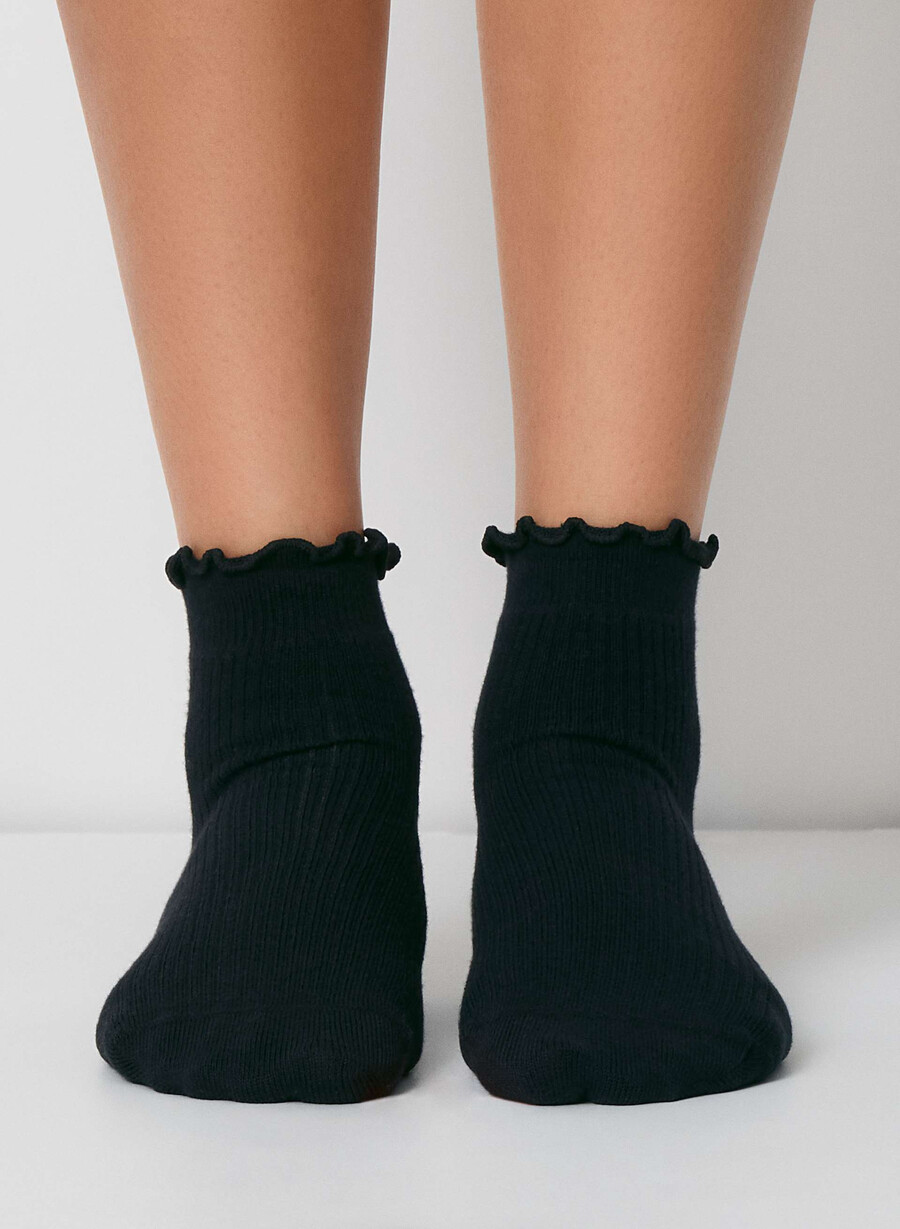 sugarplum knöchelsocken 3er-pack schwarz