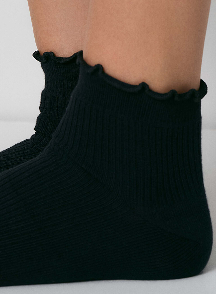 sugarplum knöchelsocken 3er-pack schwarz