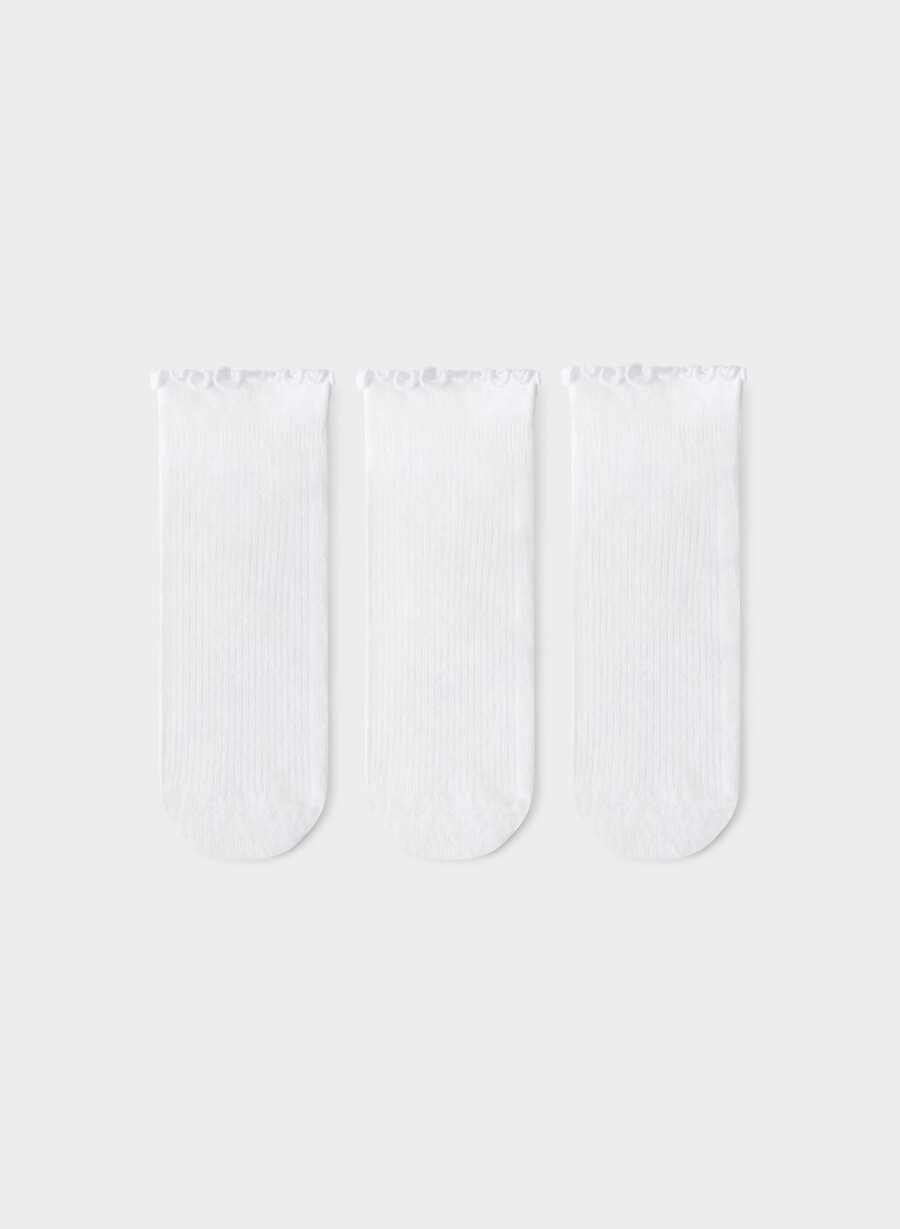 sugarplum knöchelsocken 3er-pack weiss