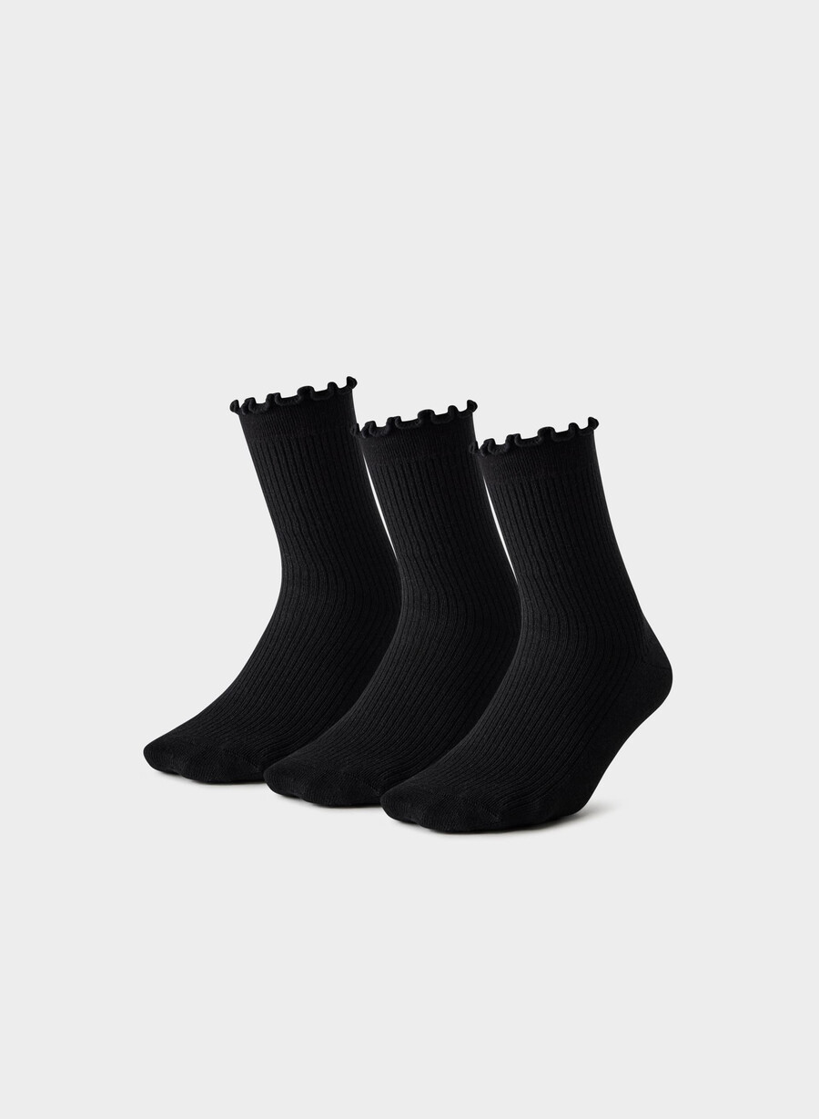 sugarplum crew socken 3er-pack schwarz