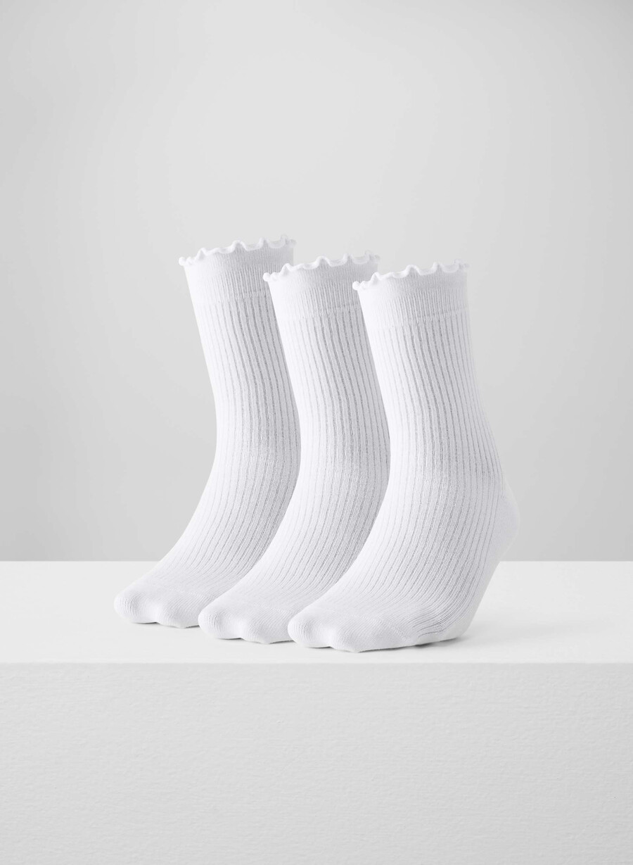sugarplum crew socken 3er-pack weiss