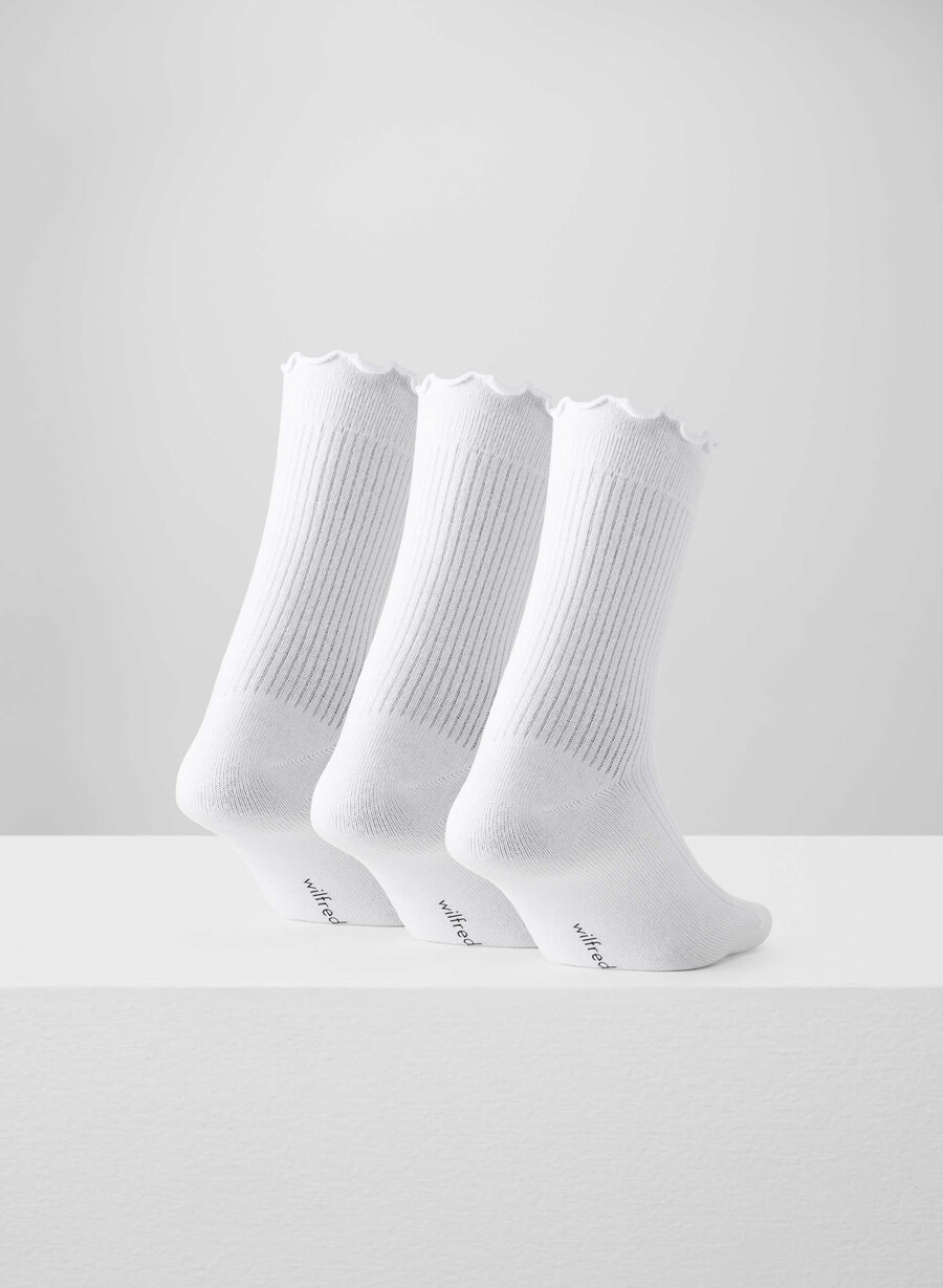 sugarplum crew socken 3er-pack weiss