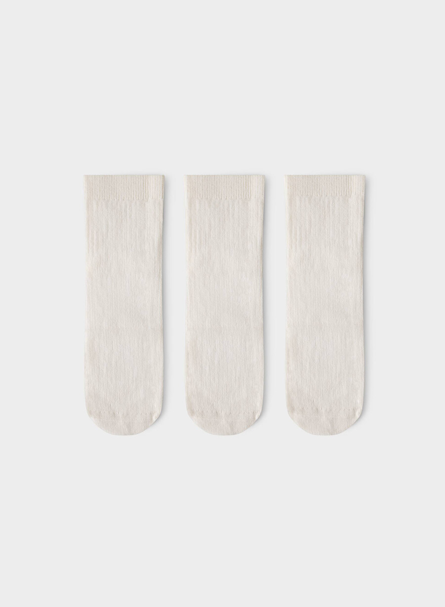 tägliche knöchelsocken 3er-pack hellbirke