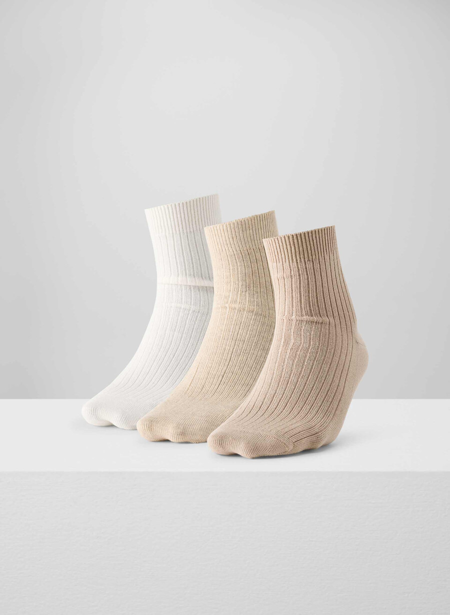 tägliche knöchelsocken 3er-pack htr ecrmcn bglt brch