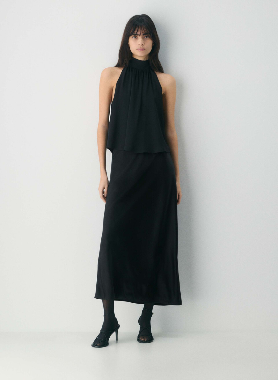 austen top schwarz