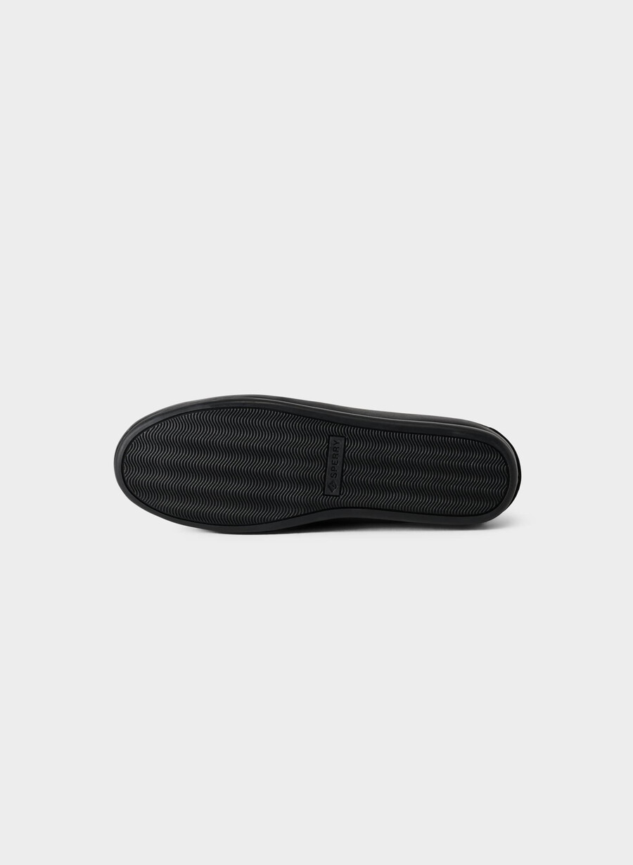 sperry x aritzia slim bootsschuh – glattleder schwarz