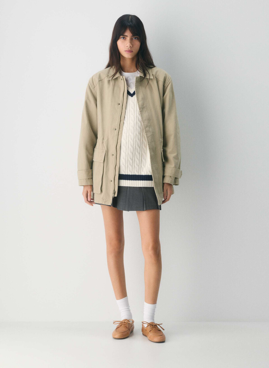 sperry x aritzia slim bootsschuh – glattleder sahara sand