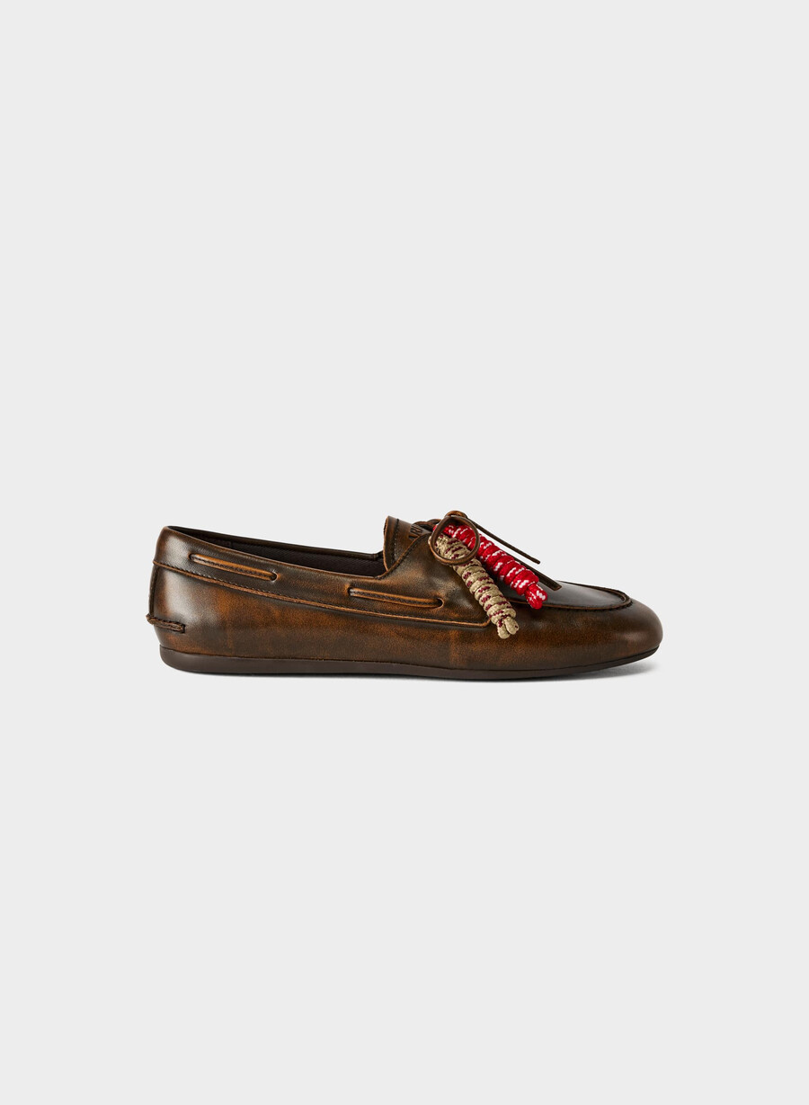 sperry x aritzia slim bootsschuh - glattleder distressed rch mc br