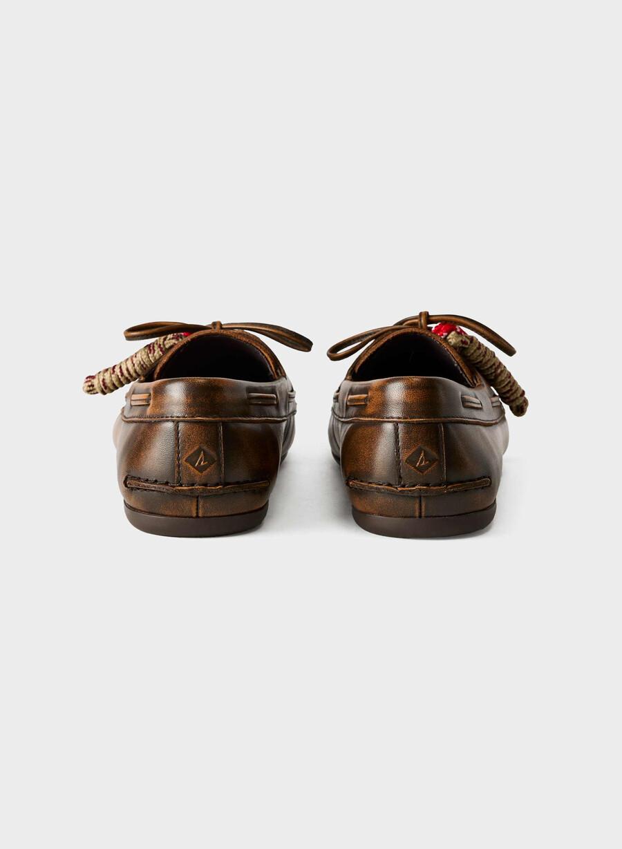 sperry x aritzia slim bootsschuh - glattleder distressed rch mc br
