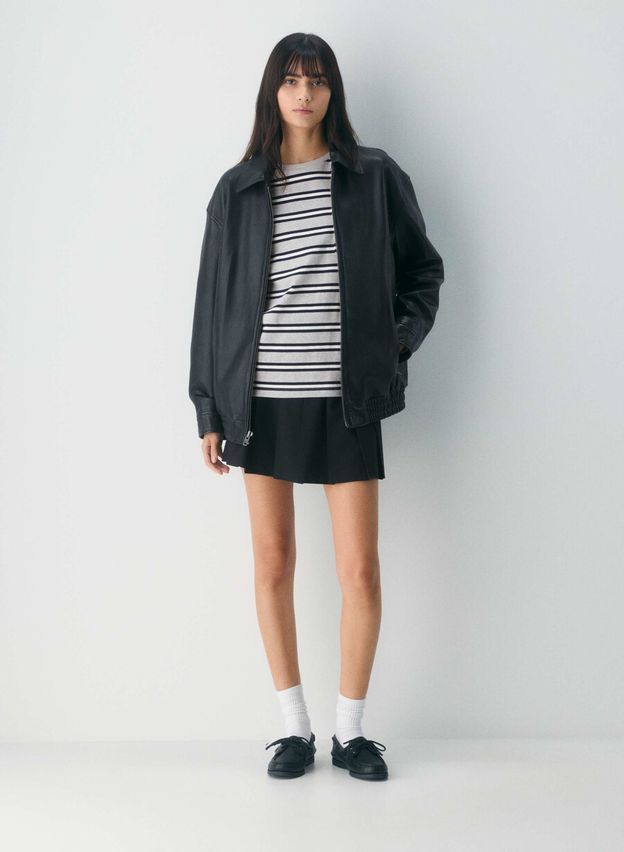 sperry x aritzia ao bootsschuh – glattleder schwarz