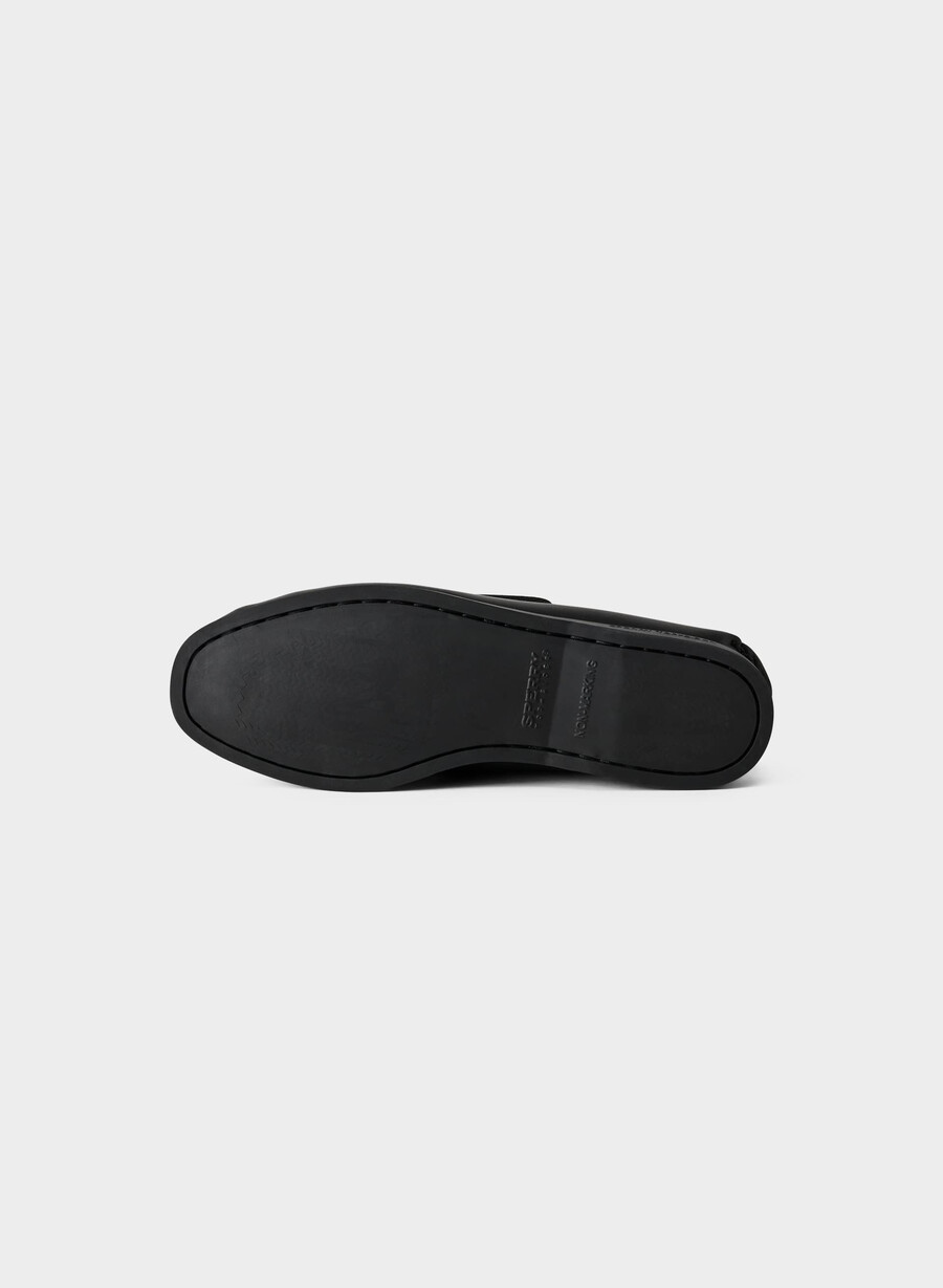 sperry x aritzia ao bootsschuh – glattleder schwarz