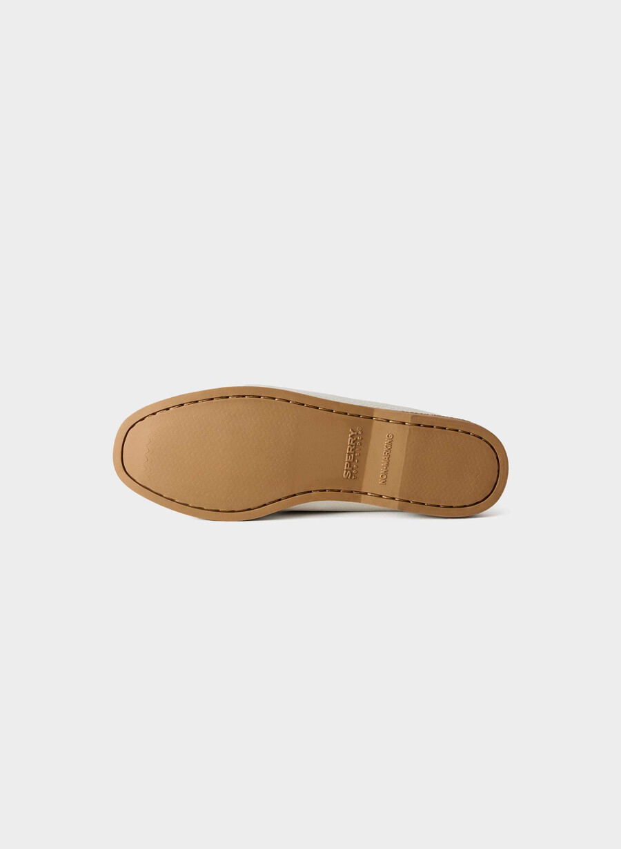 sperry x aritzia ao bootsschuh – glattleder halo white
