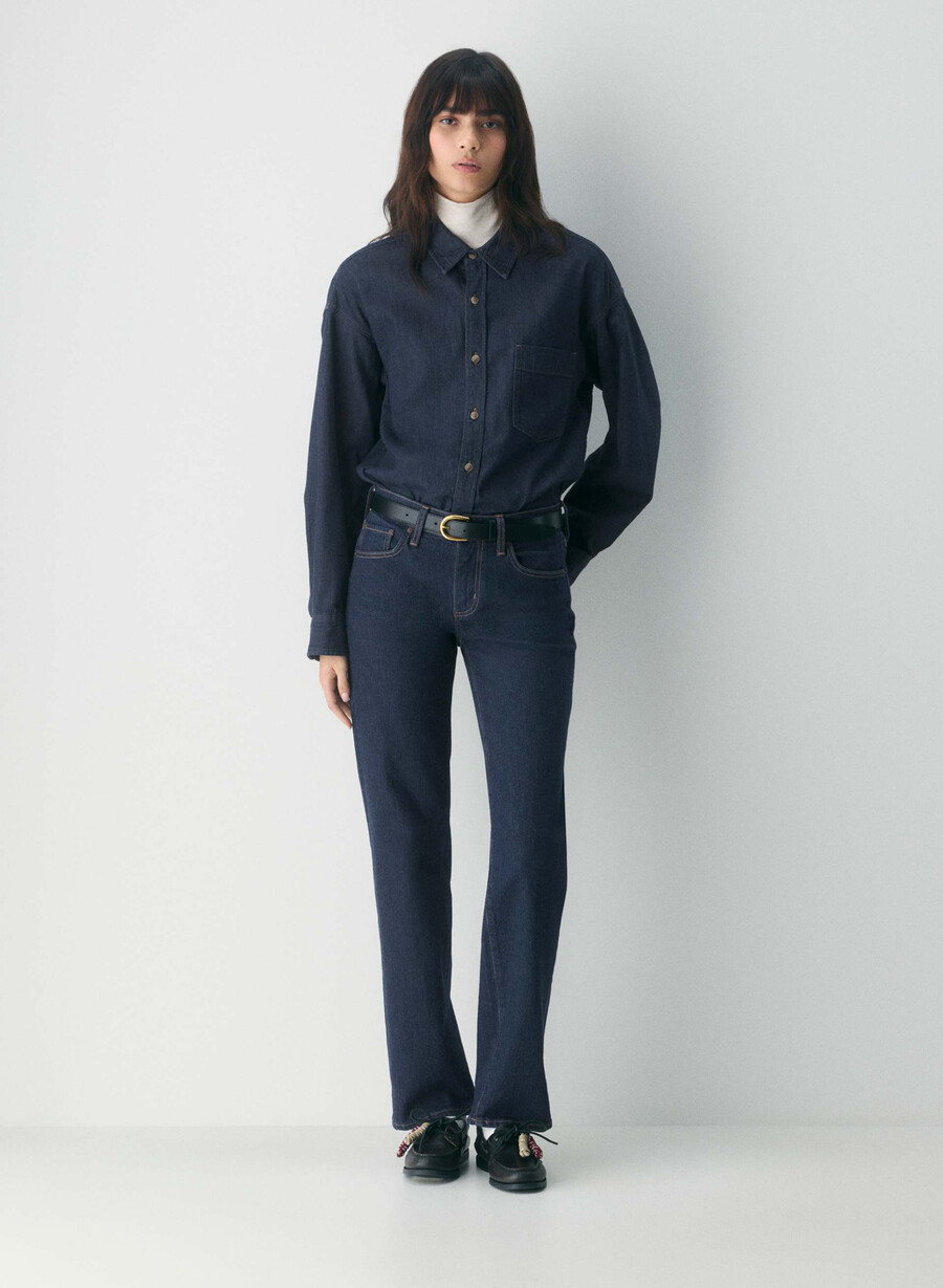 sperry x aritzia ao bootsschuh – glattleder used-look schwarzbraun