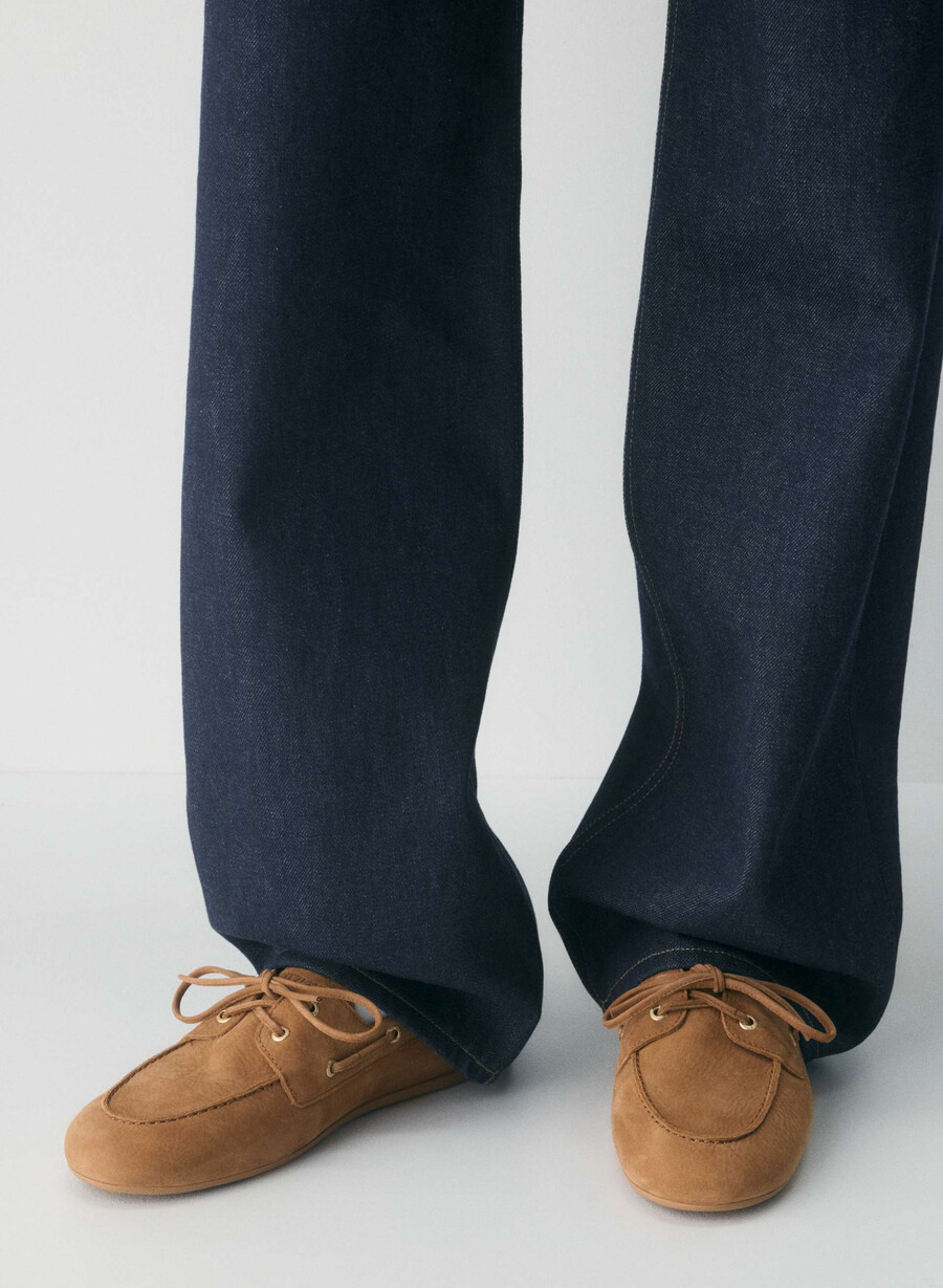 sperry x aritzia slim bootsschuh – nubukleder galley brown