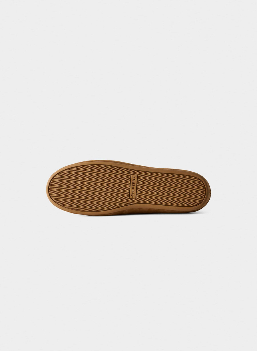 sperry x aritzia slim bootsschuh – nubukleder galley brown