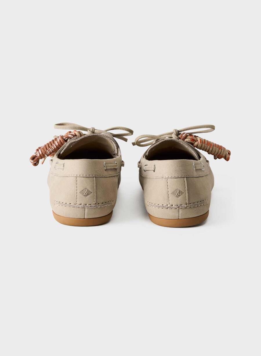 sperry x aritzia slim bootsschuh – nubukleder farbe beige