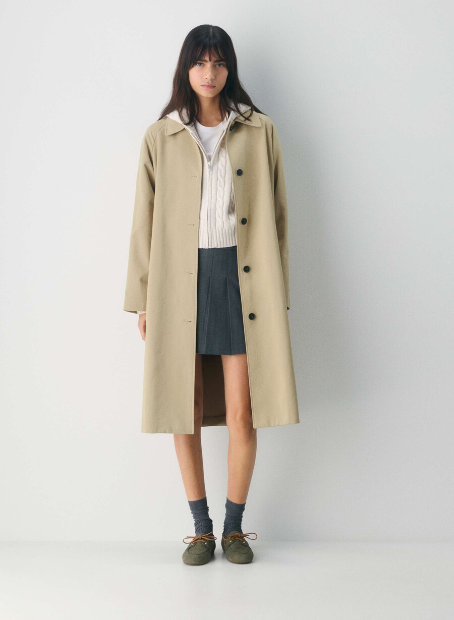 sperry x aritzia slim bootsschuh – nubukleder farbe beige