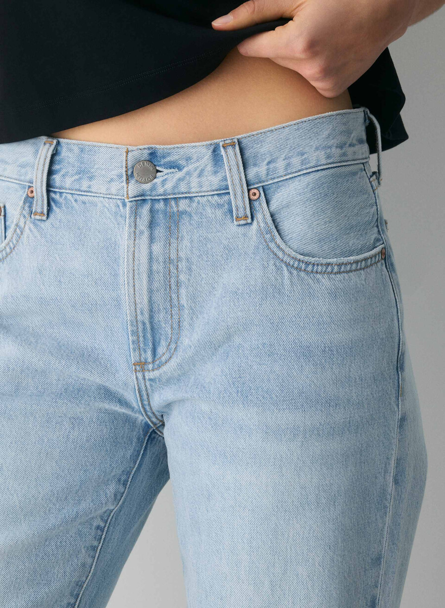 denim forum die farrah lo-rise wide jeans 15 yrs brl thr bleu