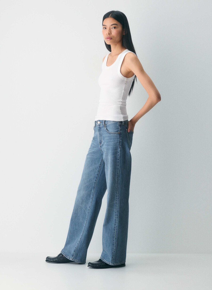 denim forum die farrah lo-rise wide jeans 5 jahre kiss n tell bl