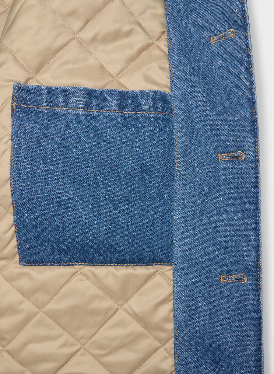 barnett chore jacket no-stress medium blu