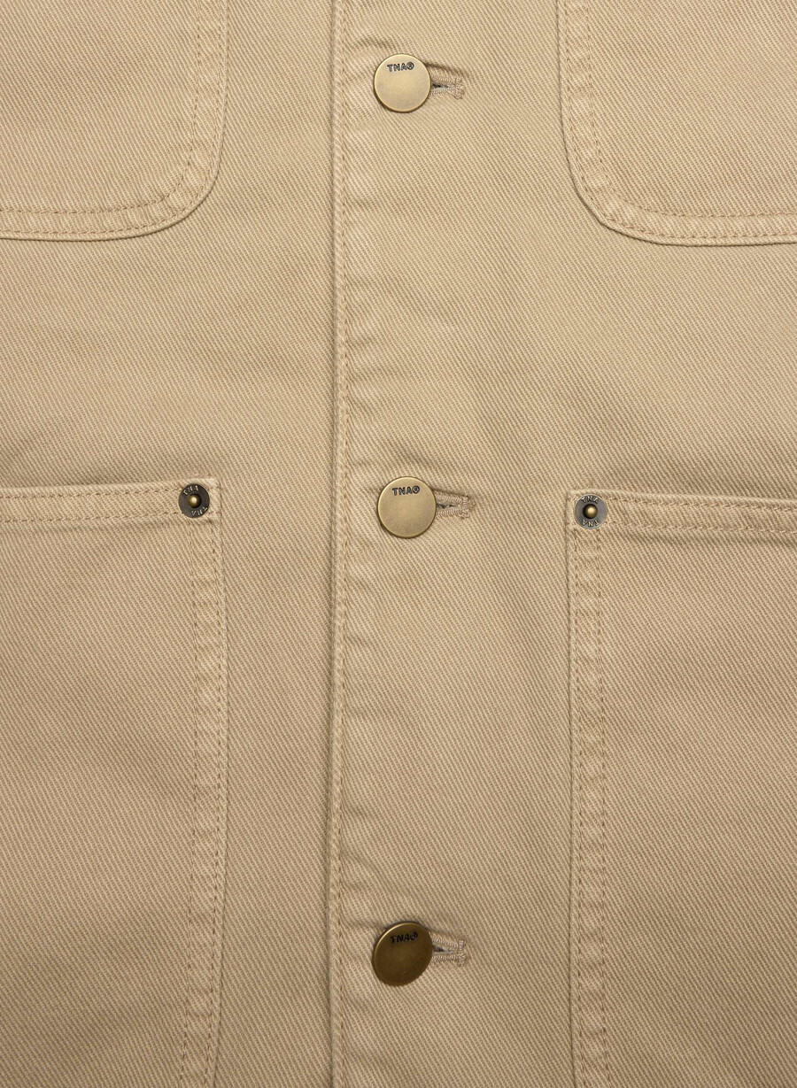 barnett arbeitsjacke vintage tan khaki