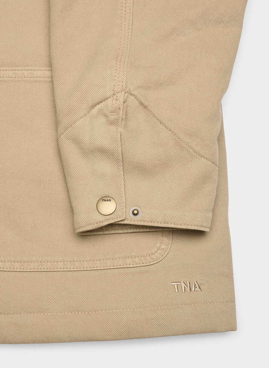barnett arbeitsjacke vintage tan khaki