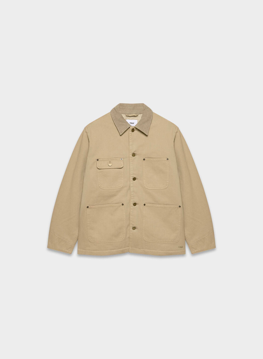 barnett arbeitsjacke vintage tan khaki