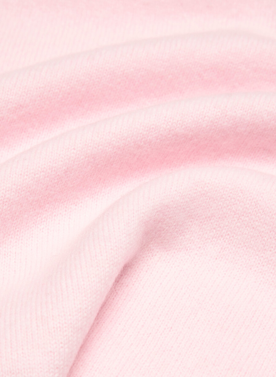 bare cashmere provenance polo langarmshirt villa pink