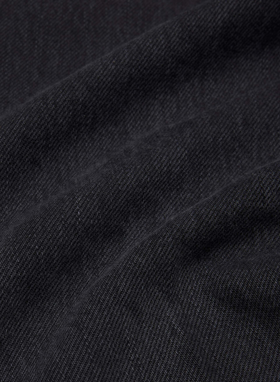 denim forum die farrah curve-fit hi-rise wide jeans schwarzer eyeliner