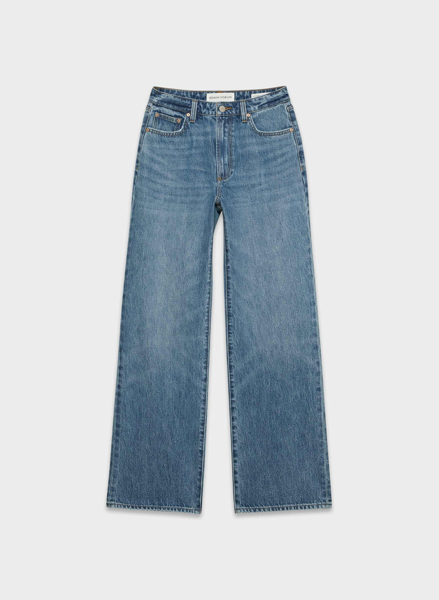 denim forum die farrah curve-fit hi-rise wide jeans 5 jahre kiss n tell bl