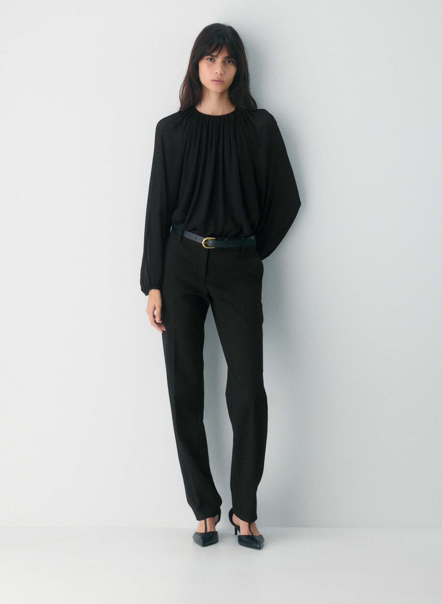 monet bluse schwarz