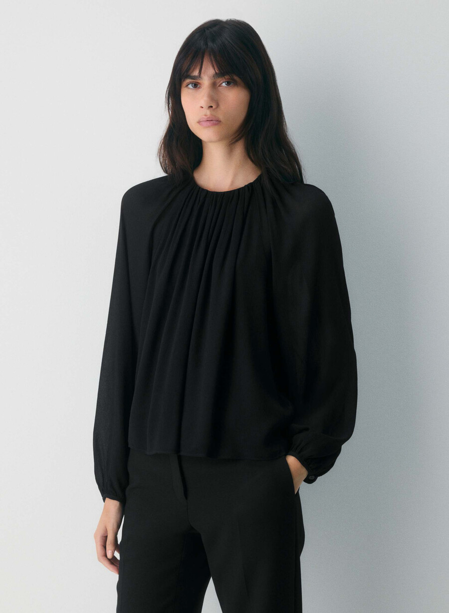 monet bluse schwarz